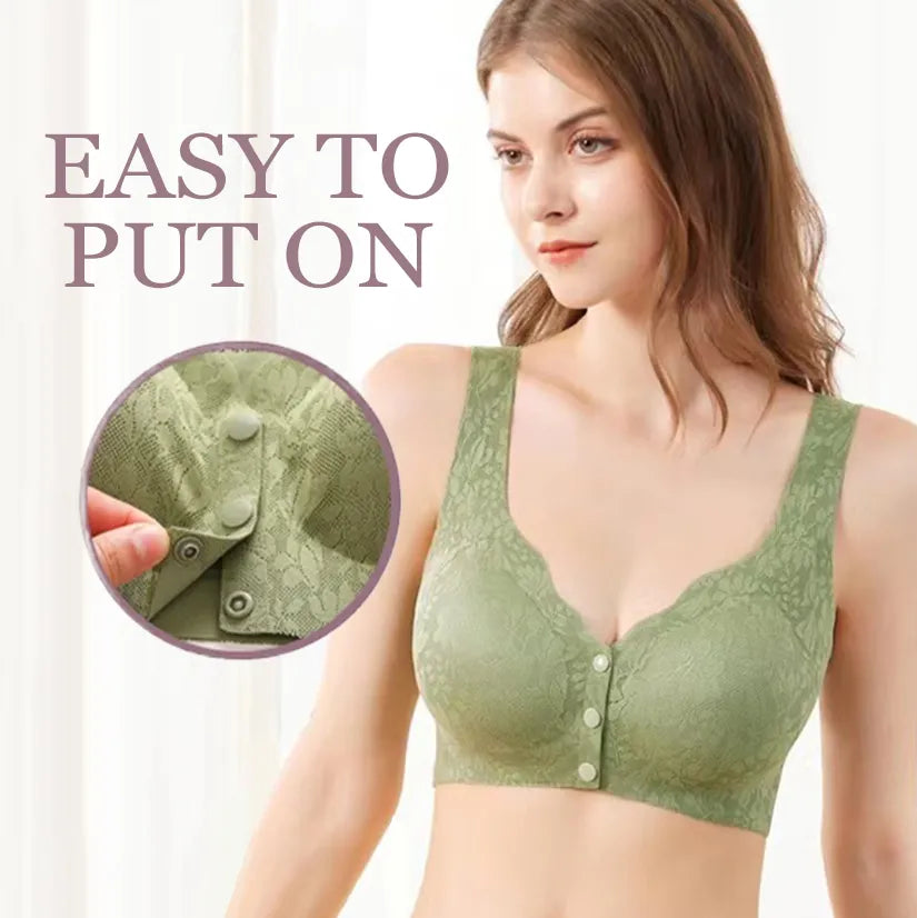 PACK OF 3 Front button Buckle Sleep Bras