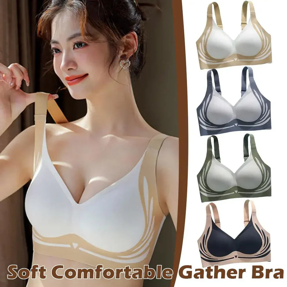 PACK OF 3 Powerful Push-Up Seamless Bra